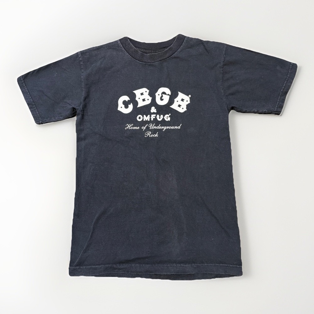 Vintage CBGB Men's S Shirt 90s OMFUG Graphic Tee Underground‎ Rock Made In USA